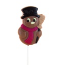 Sucette chocolat bonhomme de neige 25g x 24