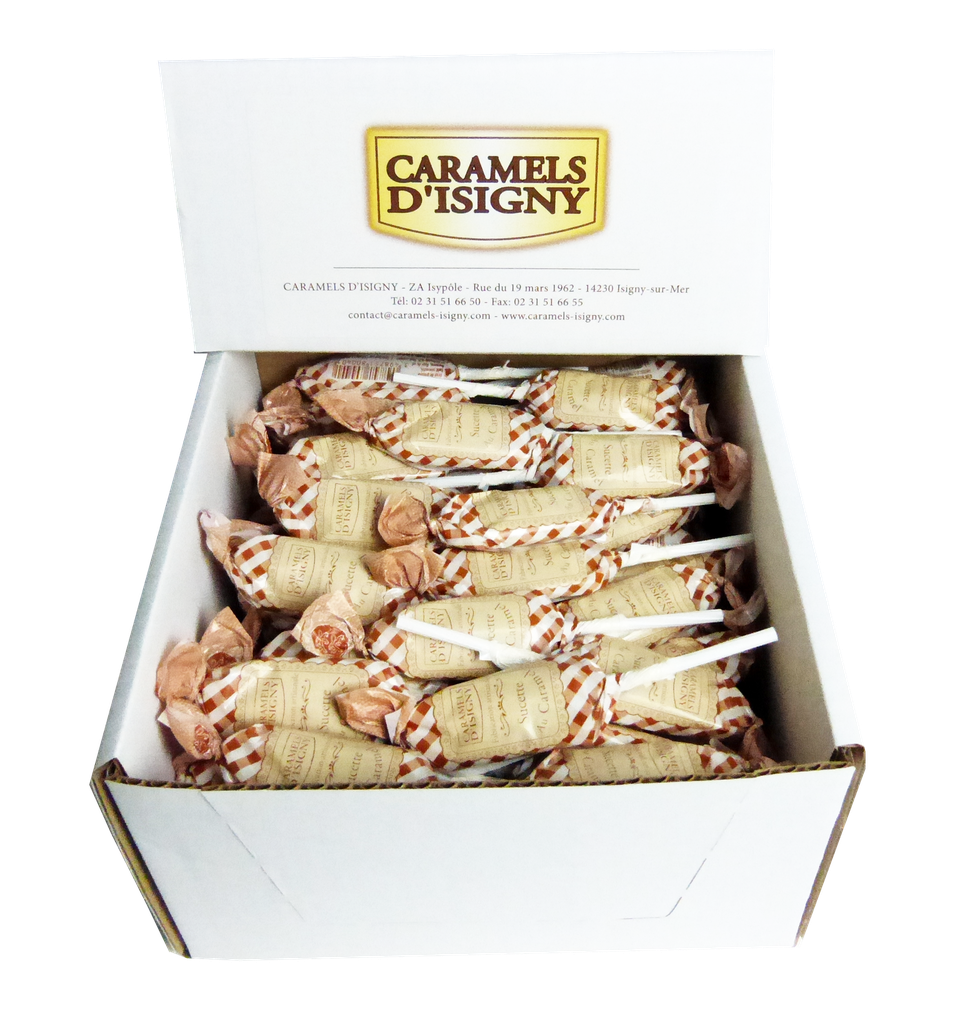 Sucettes caramel beurre salé	13,5gx100