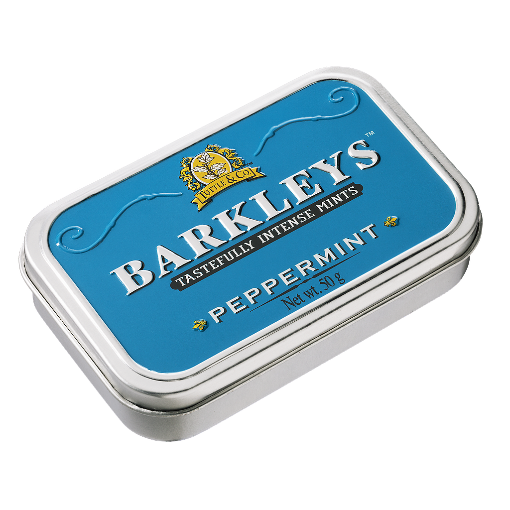 Boite métal menthe poivrée 50g x 6