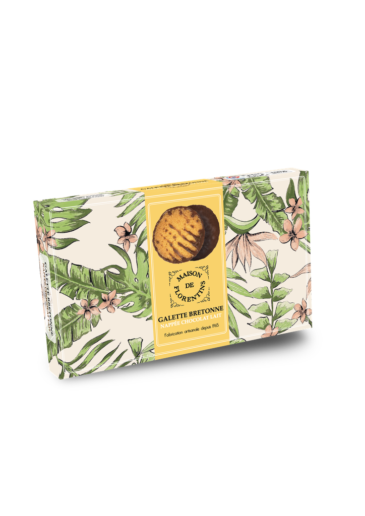 Etui galettes Bretonnes nappées choc lait 110g x 12