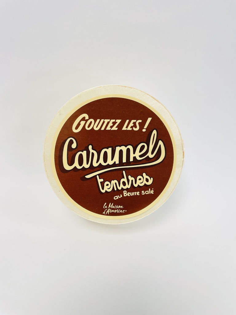 *Mini boite bois caramel tendre 50g x 24