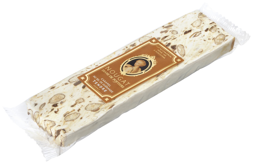 Barre nougat caramel et sel Guérande 100g x 30