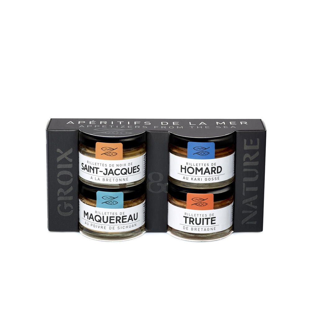Coffret mini rillettes 4X30g X12