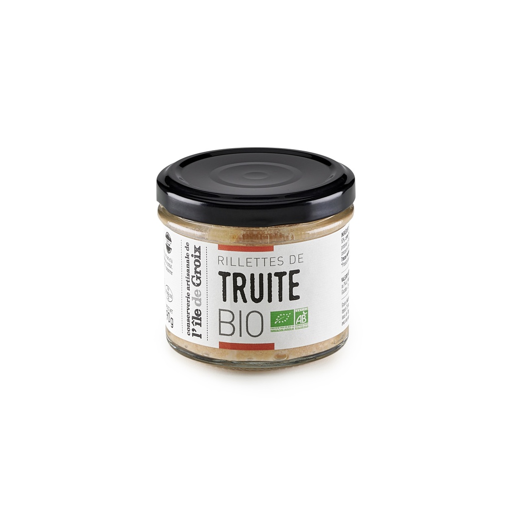 Rillette de truite de Bretagne BIO 90g X12