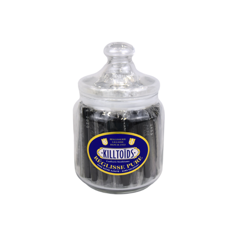 Bonbonnière bâtons de réglisse pure 8g x 100