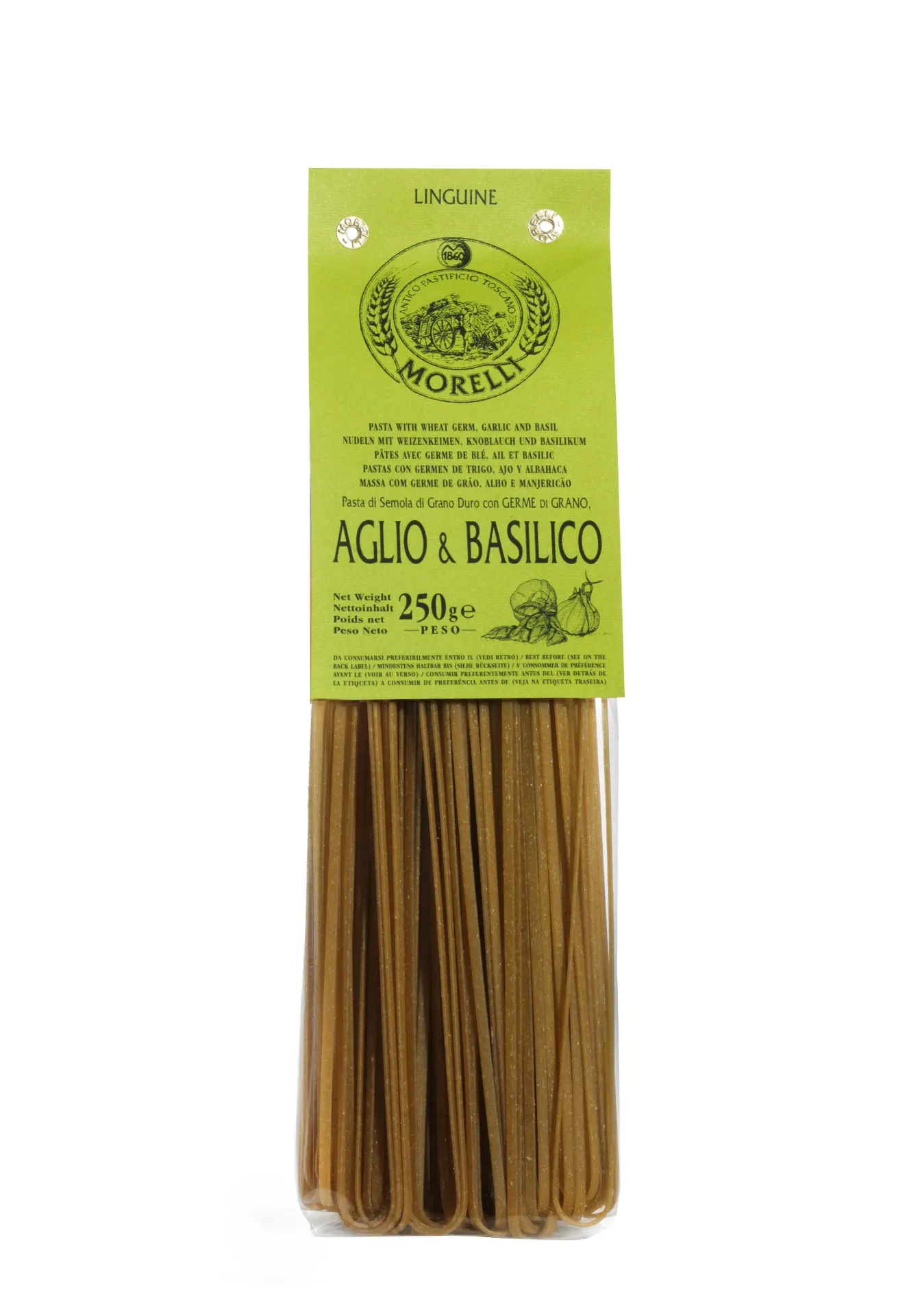 [PM14120] Linguine 250gx8 (Ail basilic)