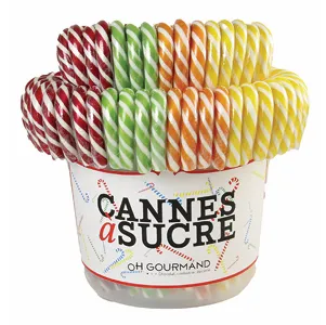 [OHCANSOMIX] Cannes à sucre seau 28gx96 (4 parfums)