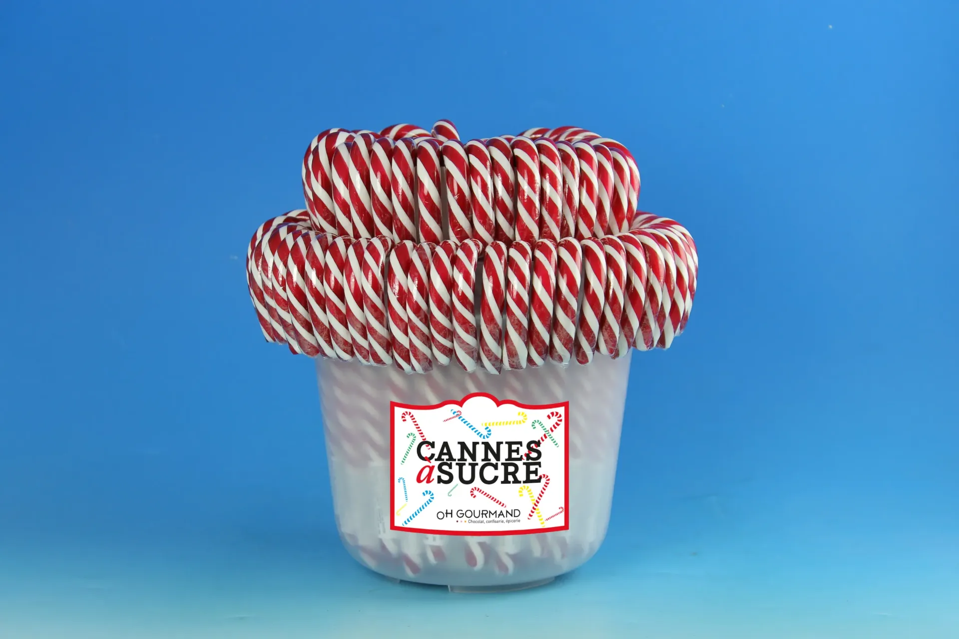 [OHCANSOFR] Cannes à sucre seau 28gx96 (Fraise)