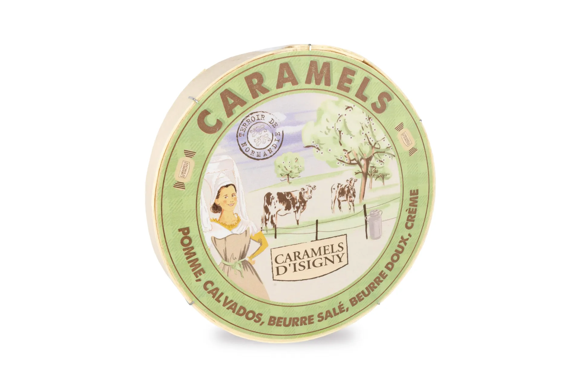 [CINC01951] Boite caramels 150gx12 (Caramel pomme calvados)