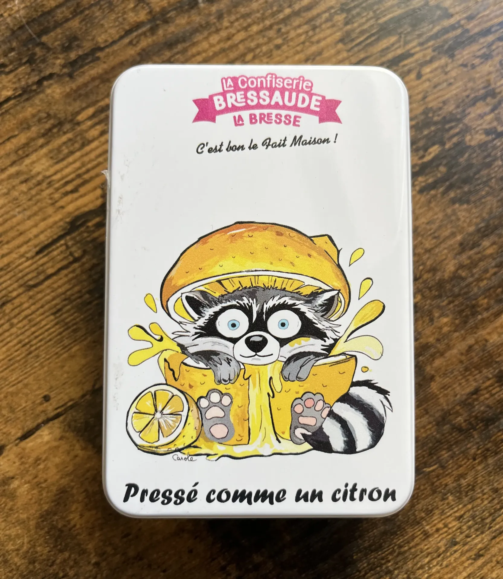 [CBCARCIT] Boite humoristique 70gx12 (Citron)