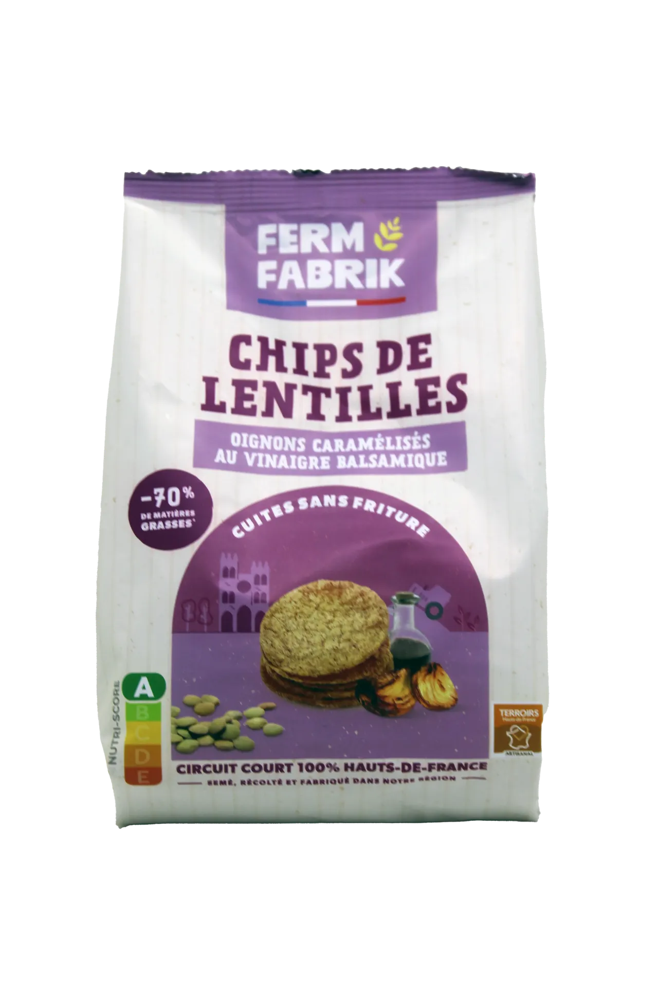[LENTOIG] Chips de lentille 75gx20 (Oignon caramélise)