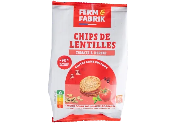 [LENTOM] Chips de lentille 75gx20 (Tomate et herbes)