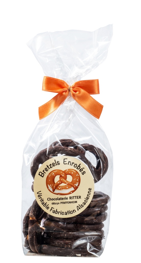 [KABRETNOIR] Sachets bretzel 100gx10 (Chocolat noir)