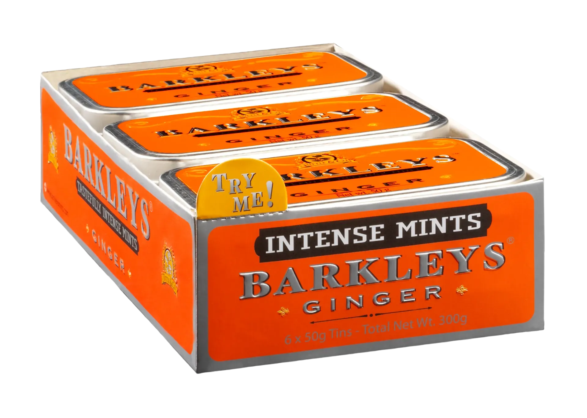 [BARCAN50] Boite métal pastille 50gx6 (Cannelle)