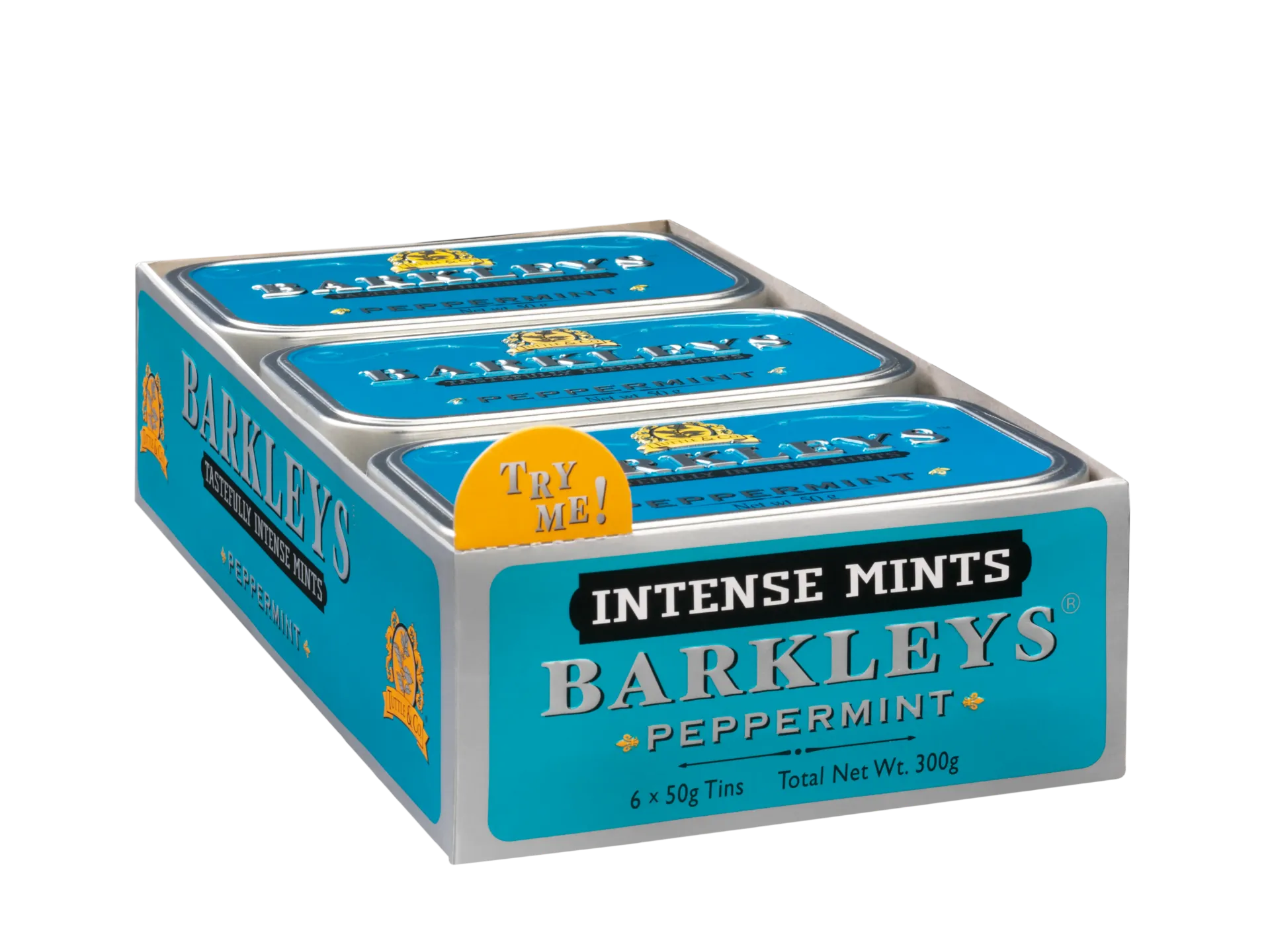 [BARPEP50] Boite métal pastille 50gx6 (Menthe poivrée)