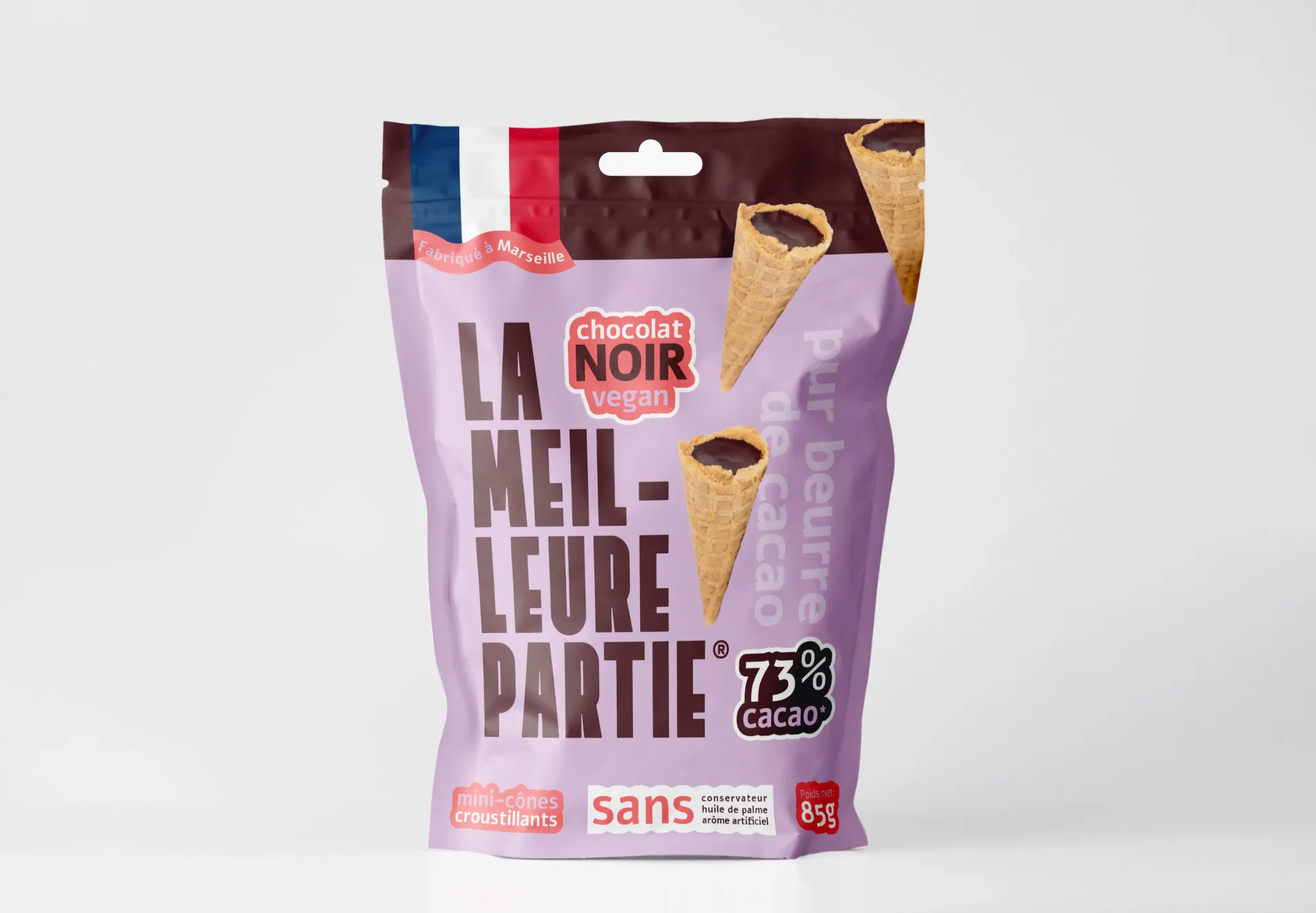 [MPCN] Cônes chocolat 85gx24 (Chocolat noir)
