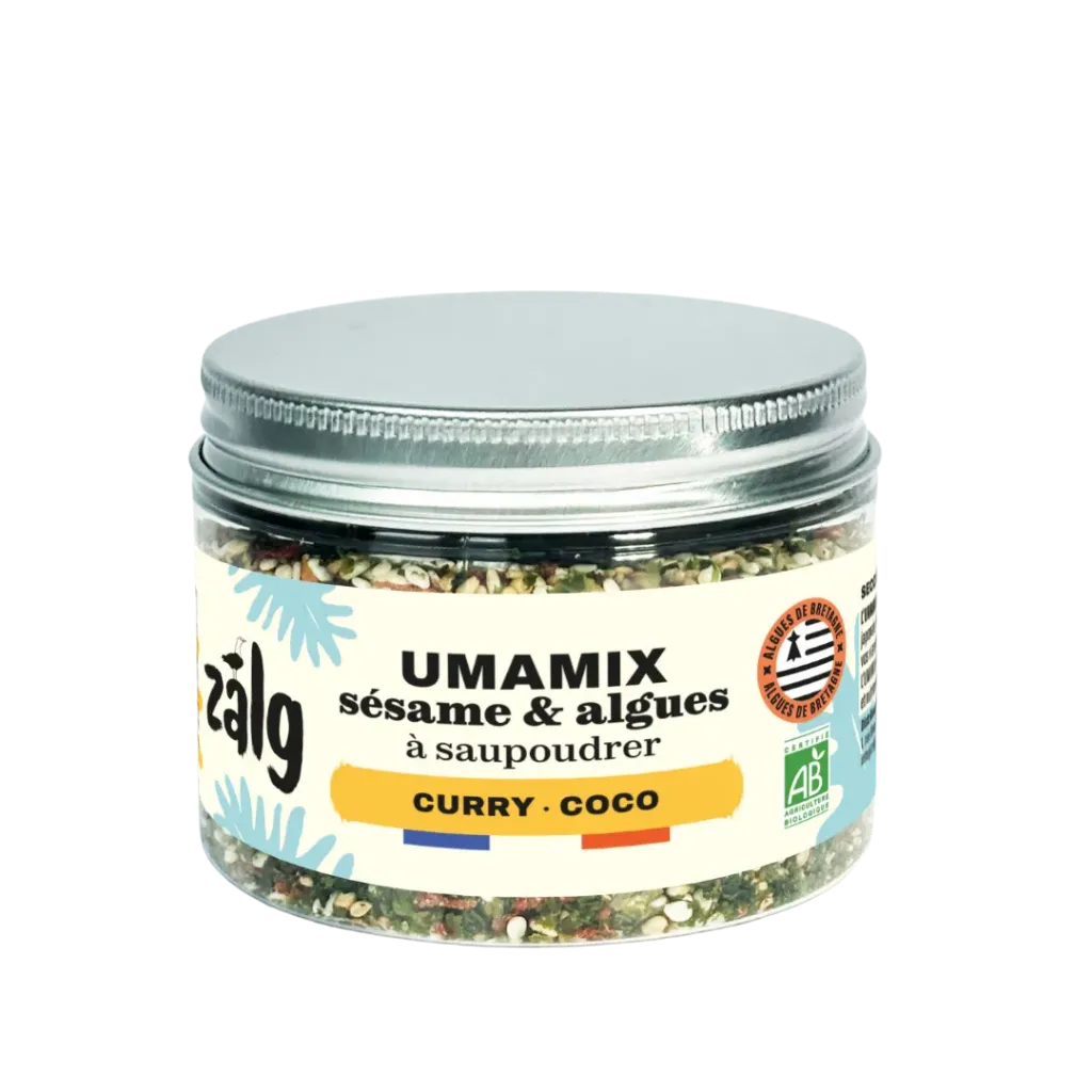 [ZALCUR10] Pot algues 50gx10 (Curry et coco)