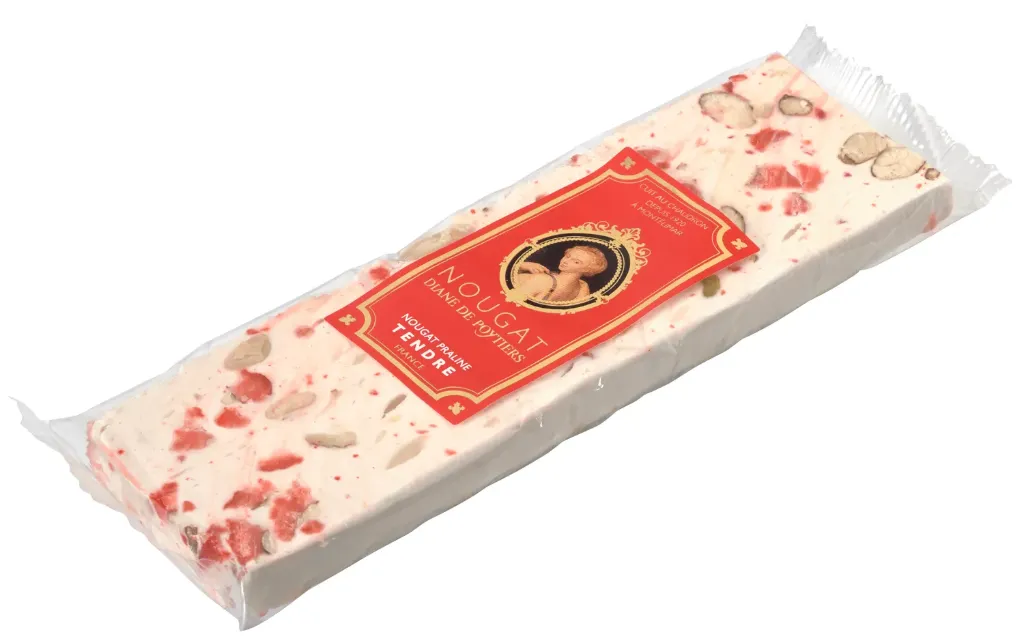 [ND371051X] Barre nougat 100gx30 (Pralines rouges)