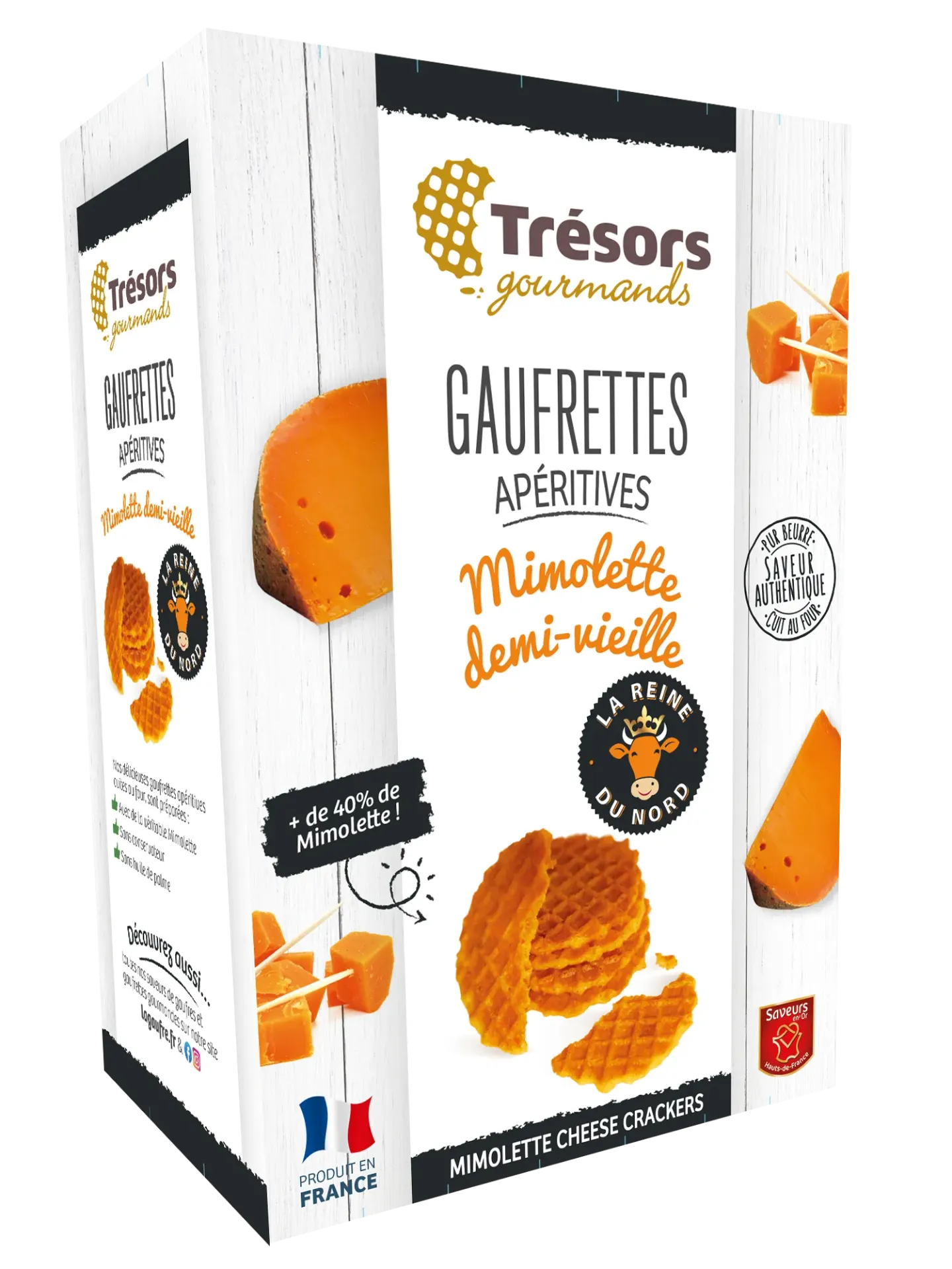 [PF5394] Gaufrettes apéritives 60g X12 (Mimolette)