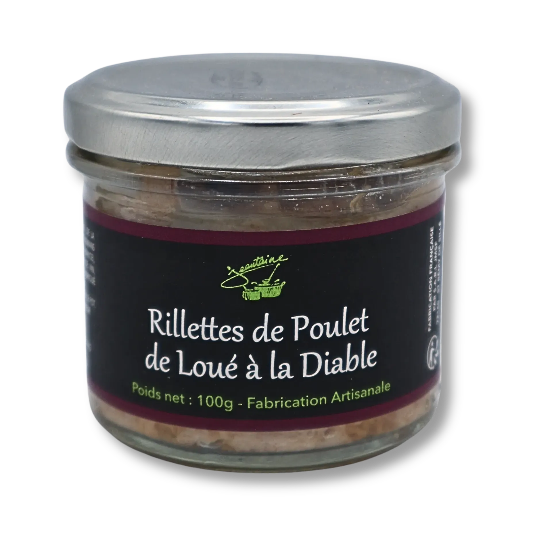 [AR00171] Rillettes de poulet 100gx12 (Diable)