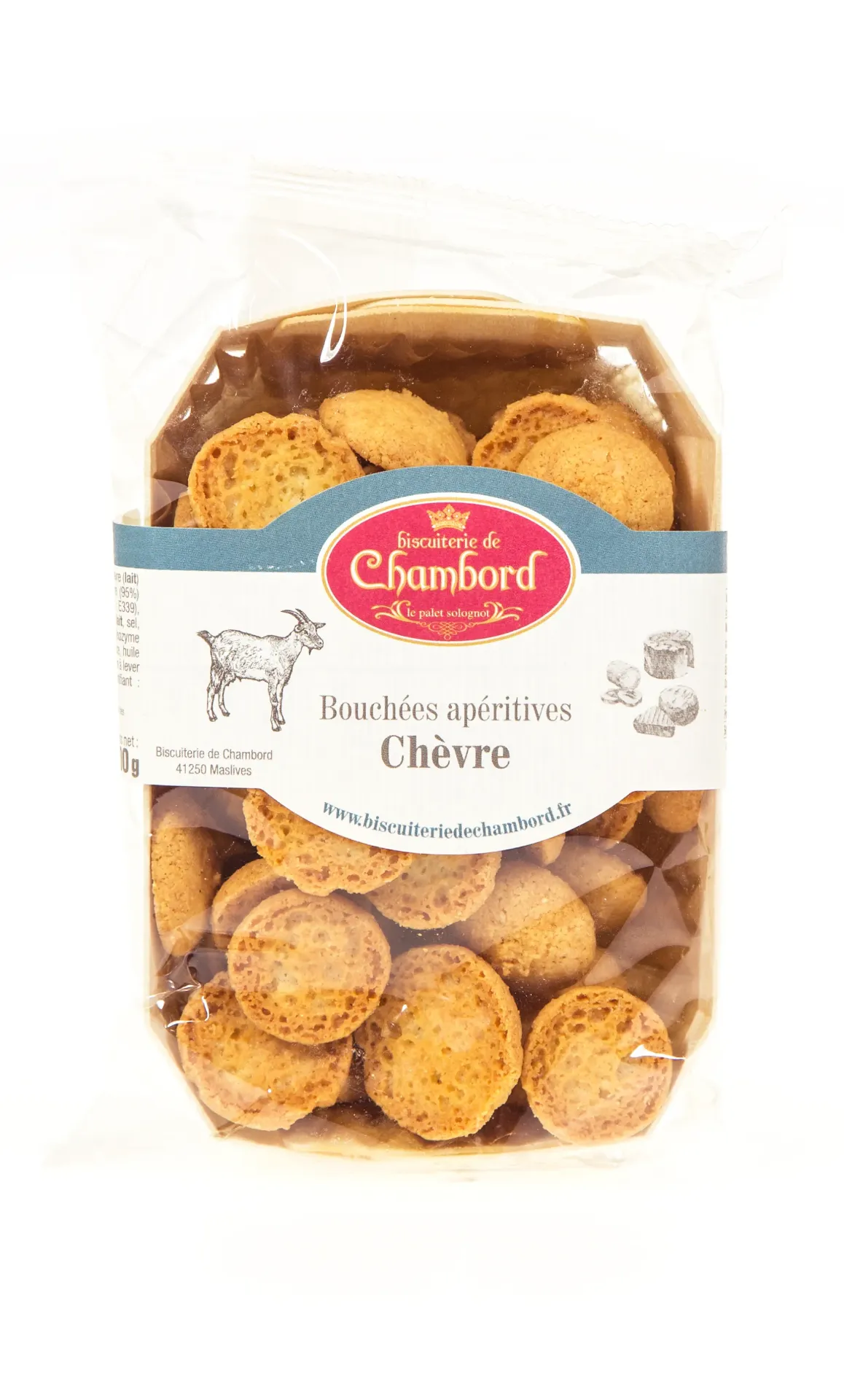 [CHA910] Sachet bouchées 100g x16 (Chèvre)