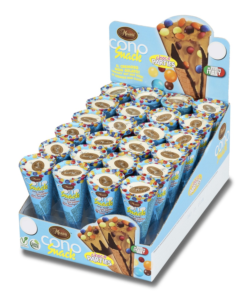 [GU0096875] Cornet gaufrette 25g x24 (Pastille multi)
