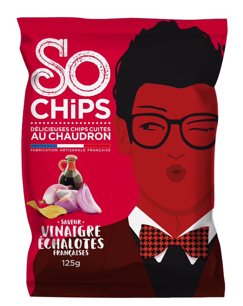 [SOVIG] Chips So Chips 125g x10 (Vinaigre échalotte)