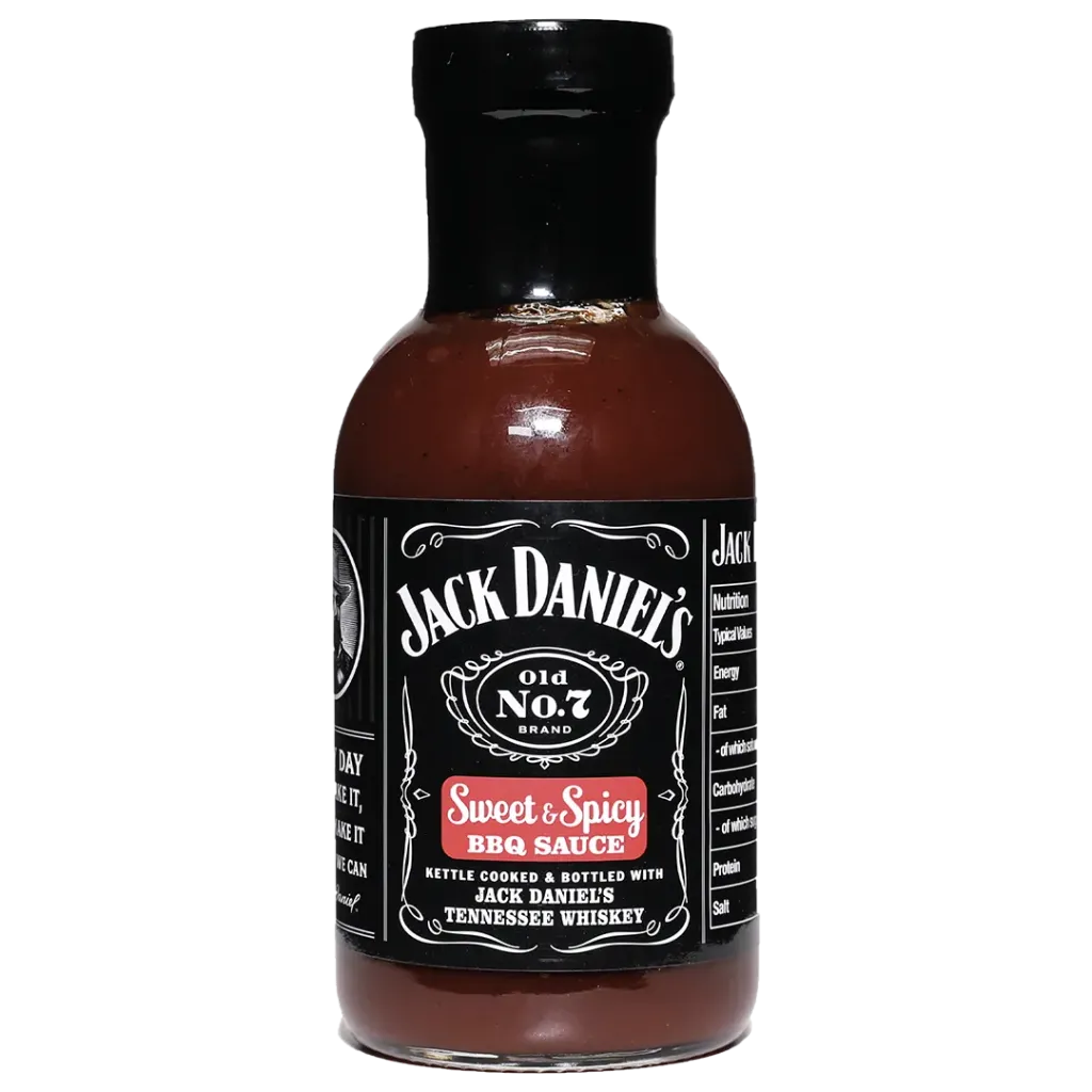[B1376] Sauce Jack Daniels BBQ 250ml X6 (Sweet&Spicy)