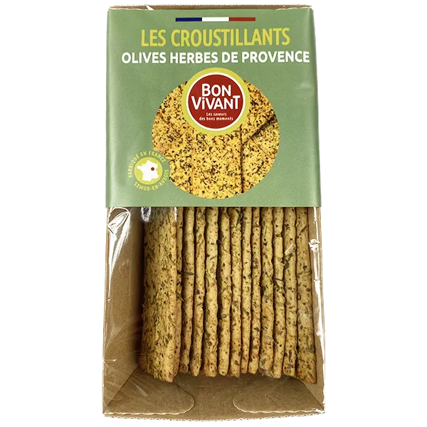 [BV70078] Barquette Craquines Olives vertes herbes 80g X10