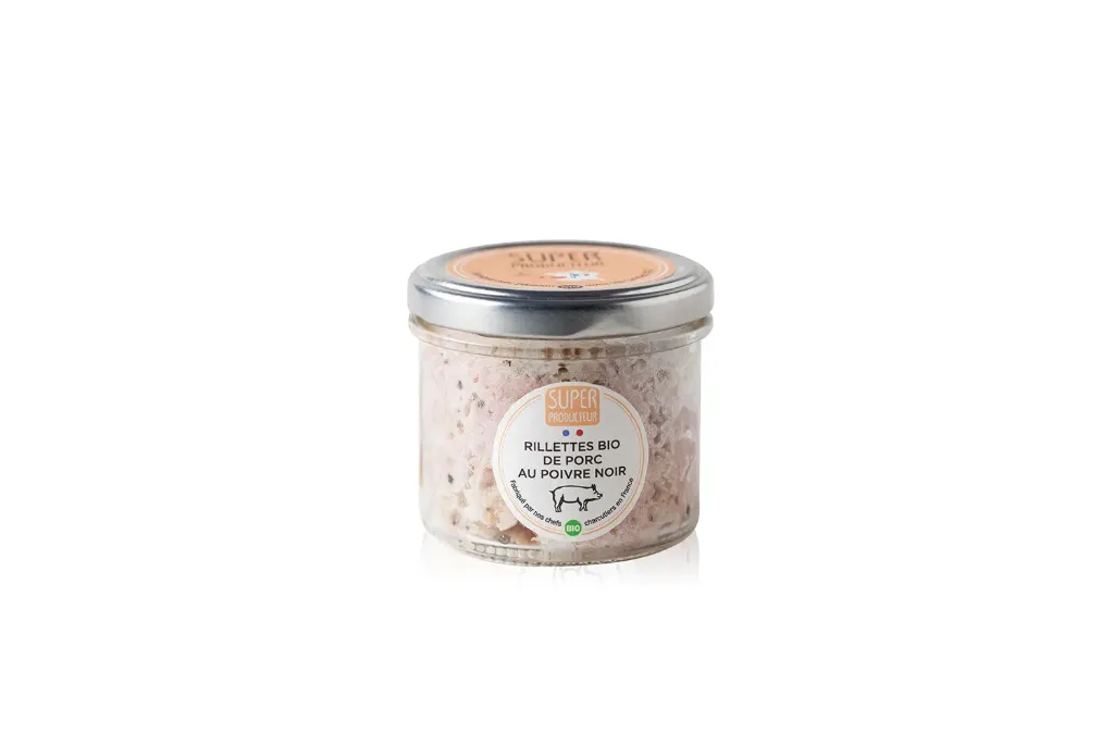 [SPPOR002] Rillettes Bio de Porc au Poivre noir - 85gr