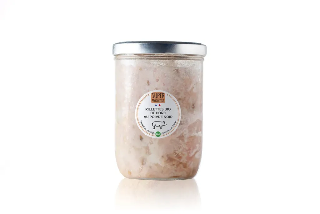 [SPPOR003] Rillettes de Porc Bio au Poivre Noir - 650g