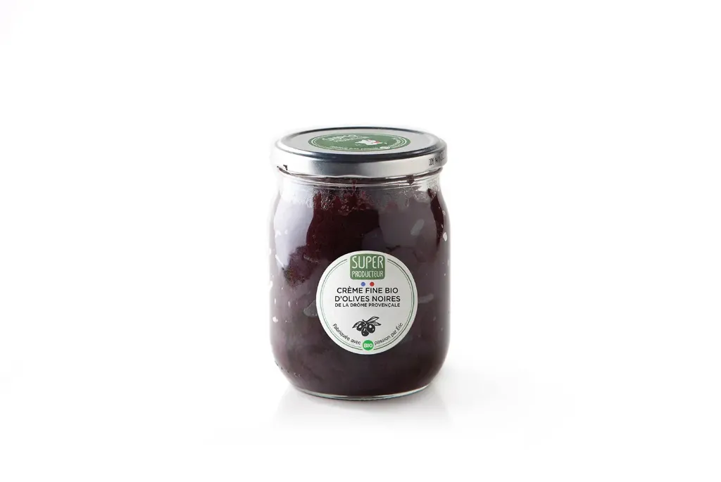 [SPOLN003] Crème Fine Bio d'Olives noires de la Drôme provençale - 500g