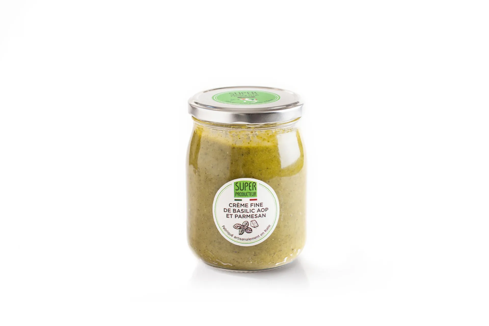 [SPPES002] Crème Fine de Basilic AOP et Parmesan - 480g
