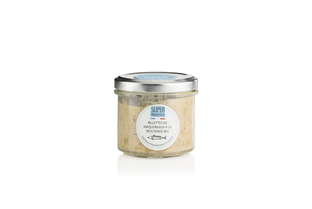 [SPMAB002] Rillettes de Maquereaux à la Moutarde Bio - 90g