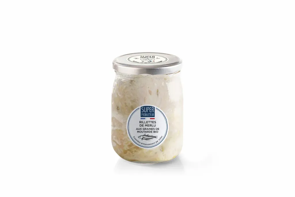 [SPMER003] Rillettes de Merlu aux graines de moutarde - 450g