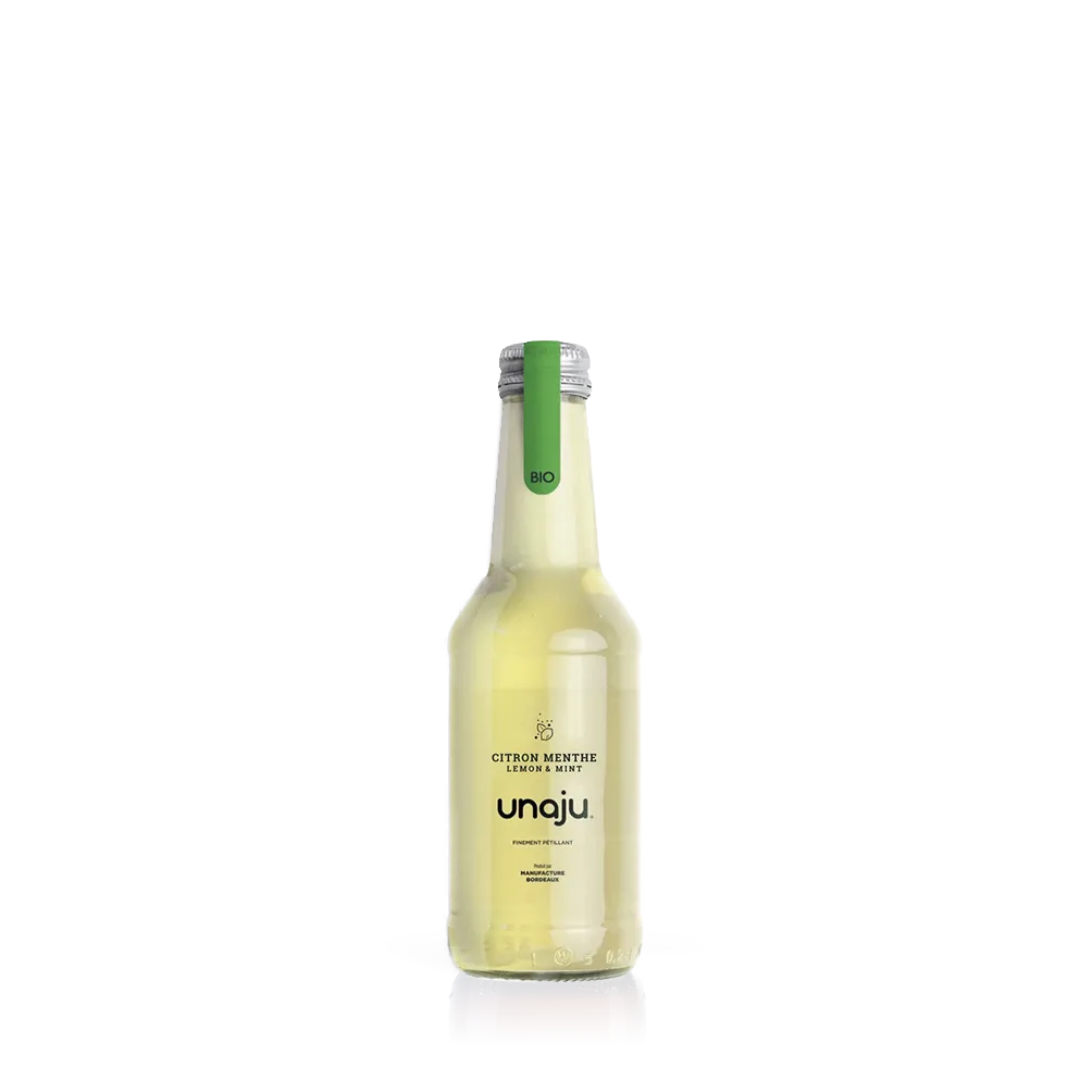 Infusion pétillante de Citron et Menthe - 25cl BIO