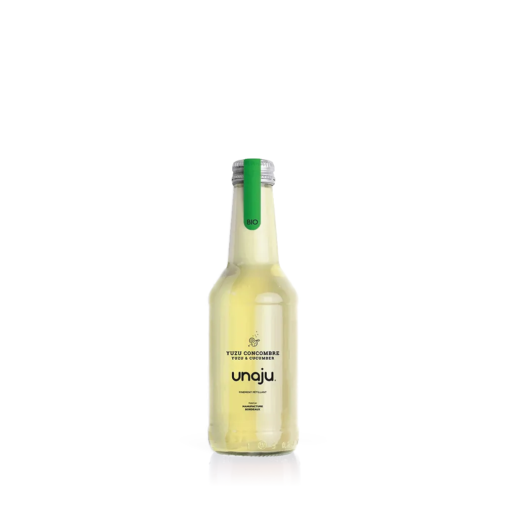 [UJU001] Infusion pétillante de Yuzu et Concombre - 25cl BIO