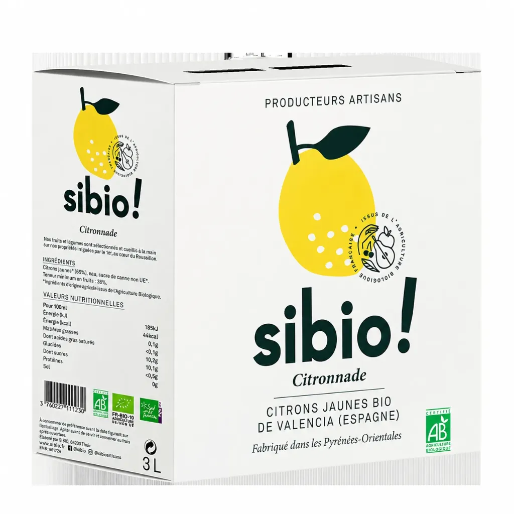 [SIBSCI003] Citronnade BIO - 3L