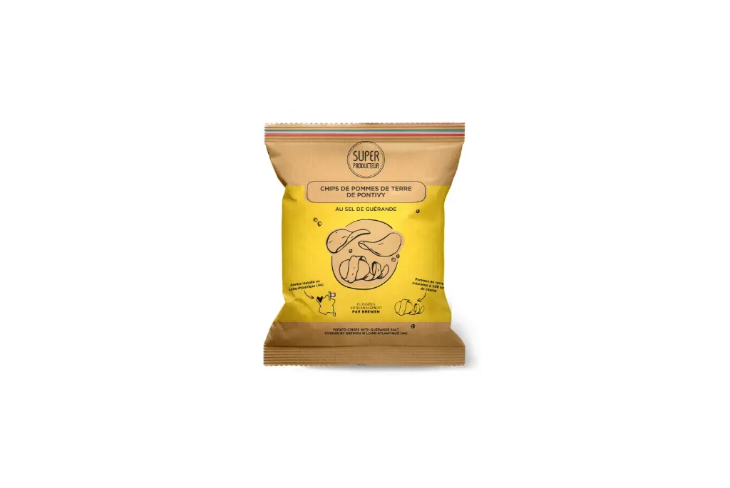 [SPCHI001] Chips de Pommes de terre au Sel de Guérande - 45g
