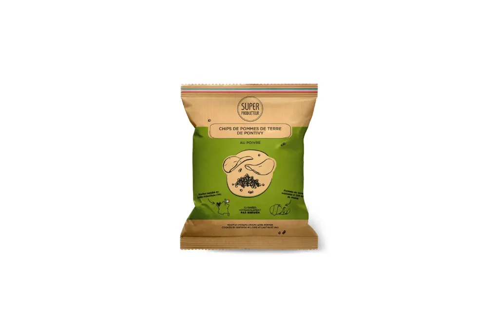 [SPCHP001] Chips de Pommes de terre de Pontivy au Poivre - 45g