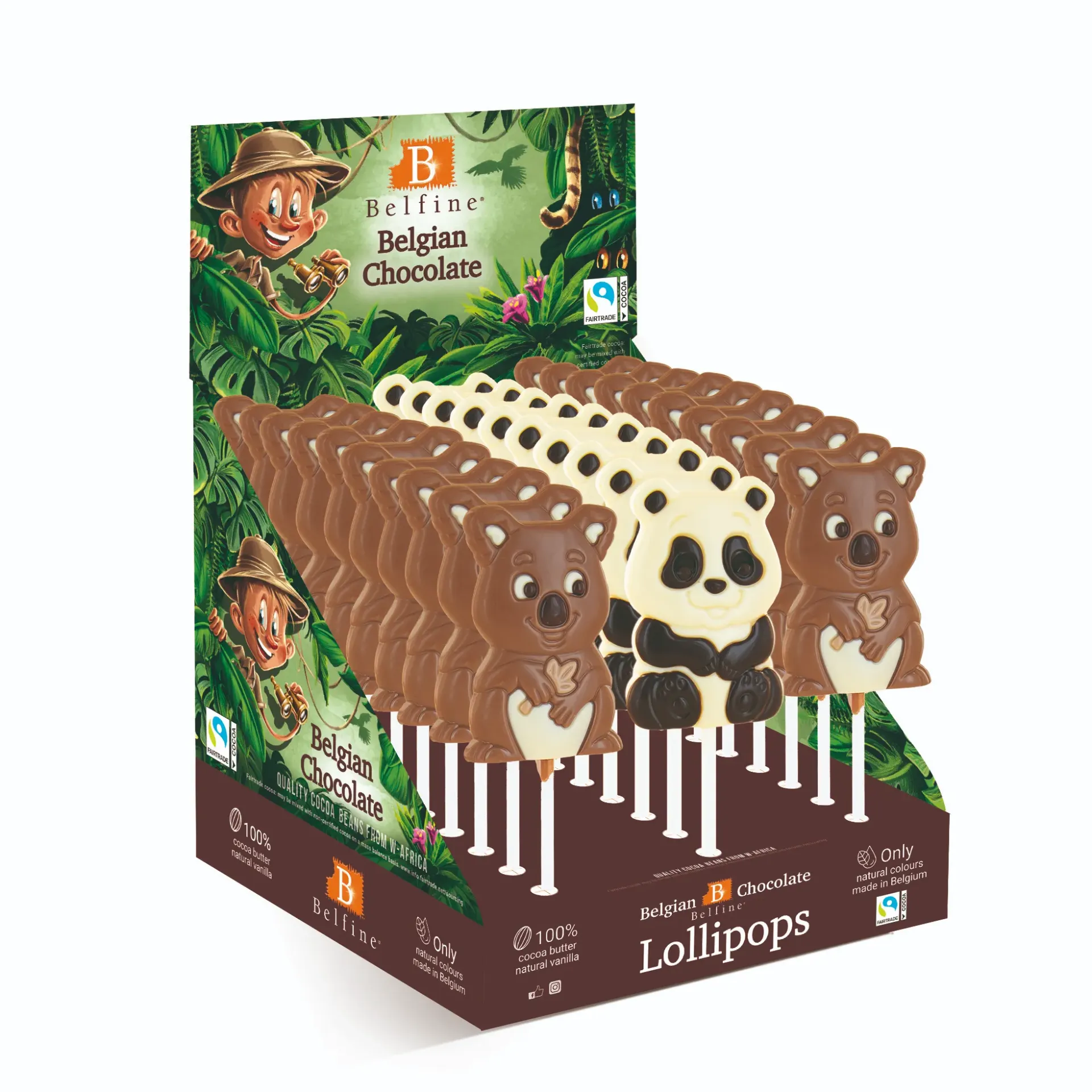 [1008471] Sucette choc ass panda koala 25gx30