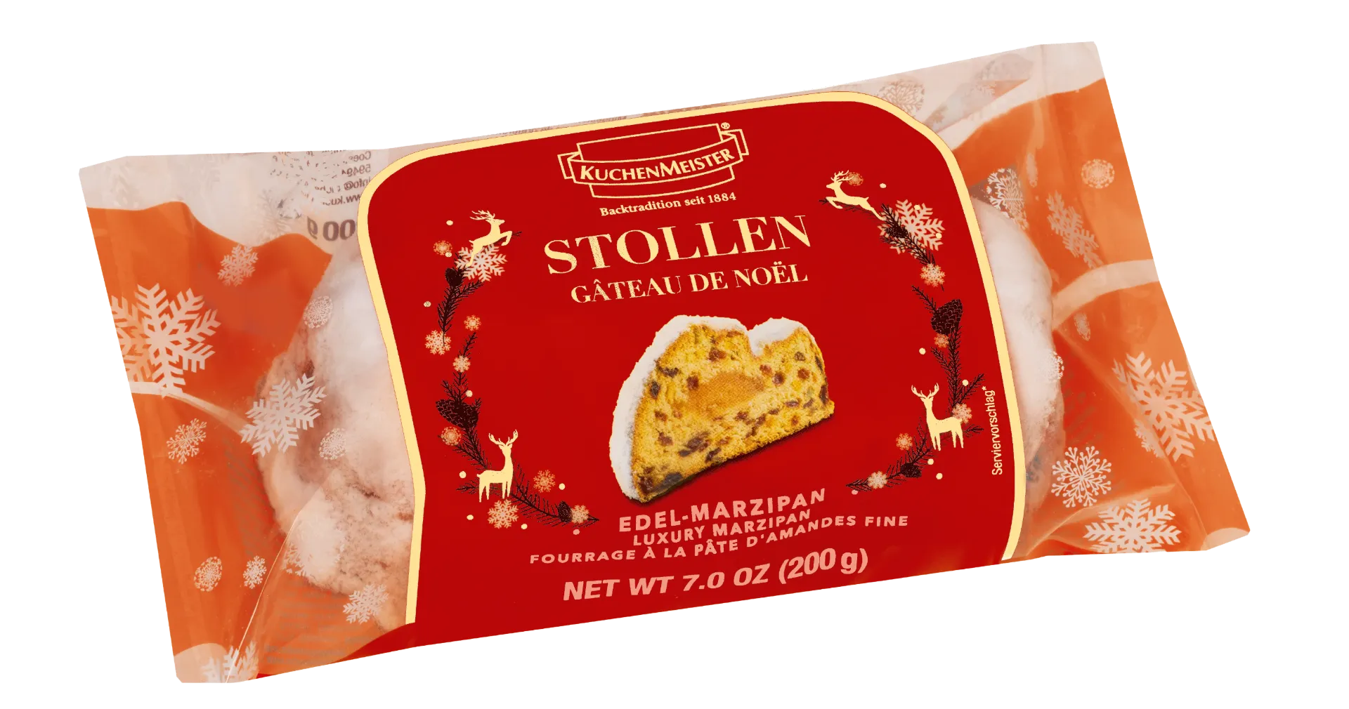 Stollen à la pâte d'amande 200g X20
