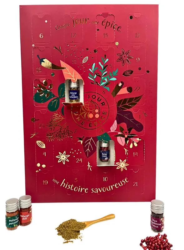 [CH32098] Calendrier de l'avent assortis tubes 95gx6