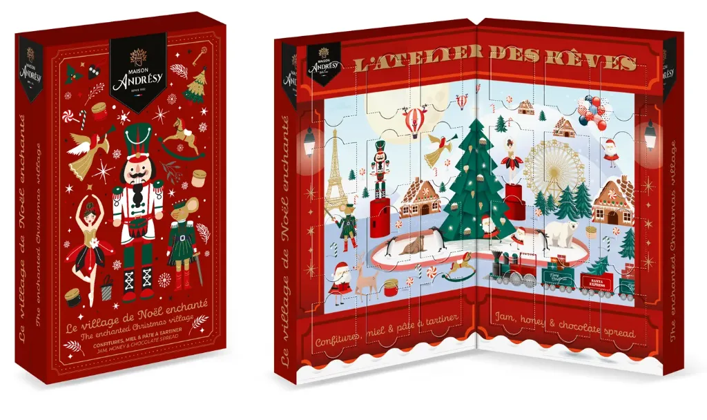 [AL14429] Calendrier de l'Avent 24 mini confitures