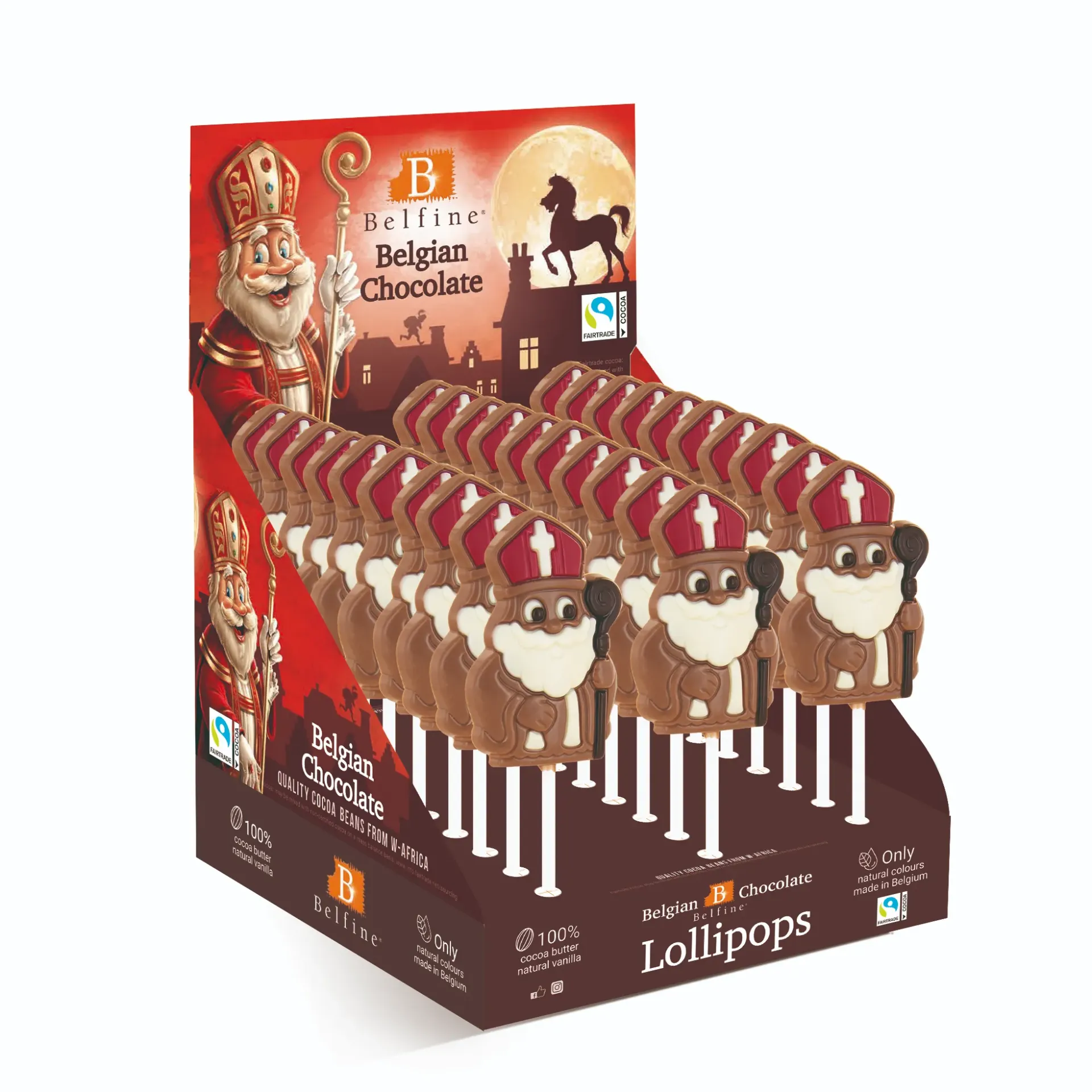 Sucettes Saint Nicolas 25gx30