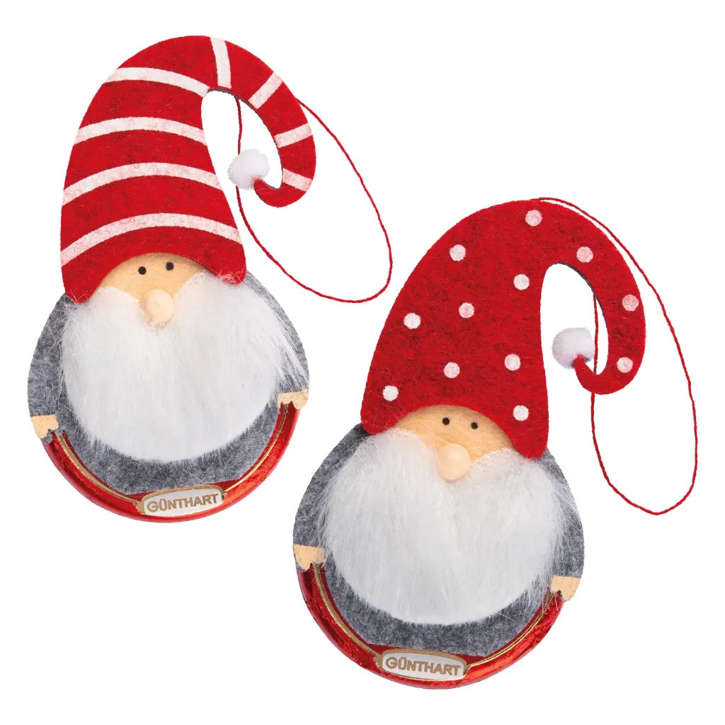 [FD60096] Père Noël à suspendre méd choc praliné 24gx16
