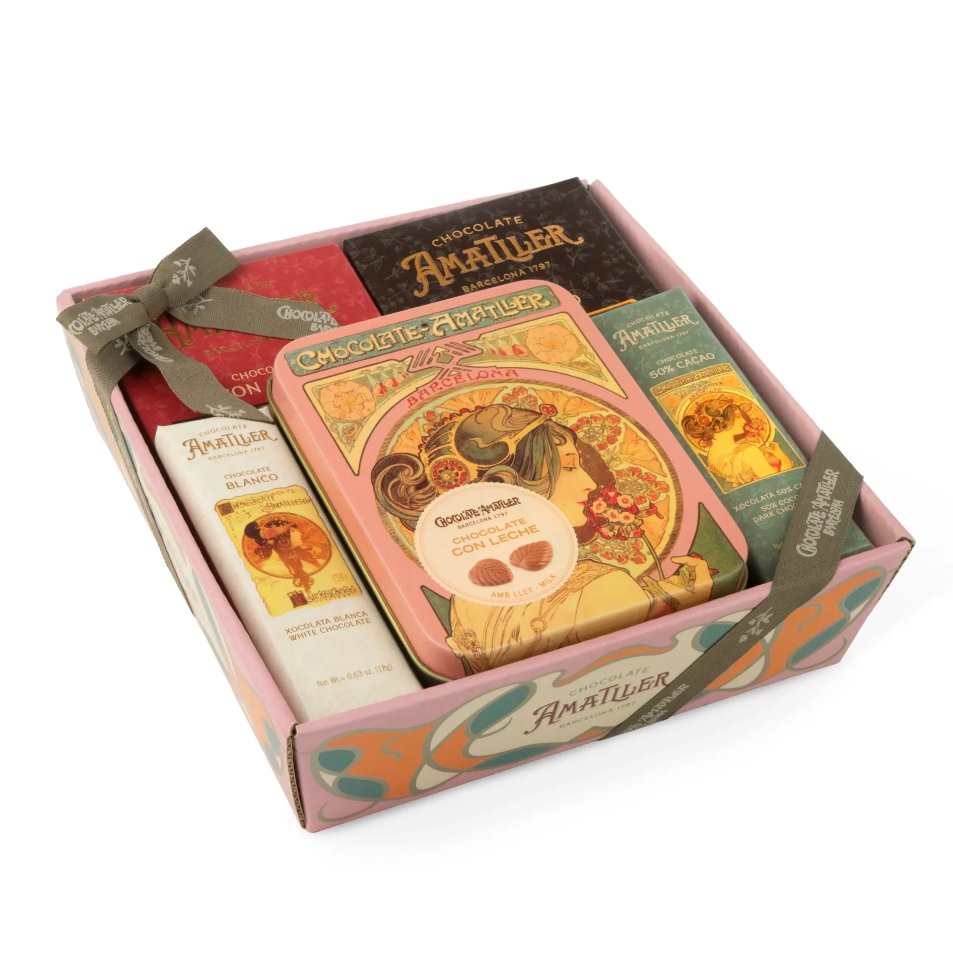 Coffret ass de tablettes boite cadeau 236gx5