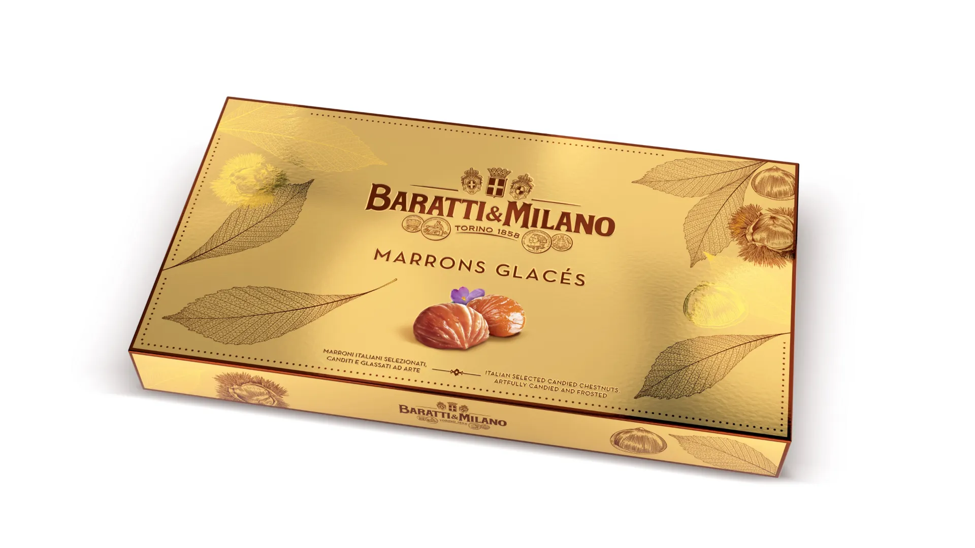 Boite marrons glacés 200gx8