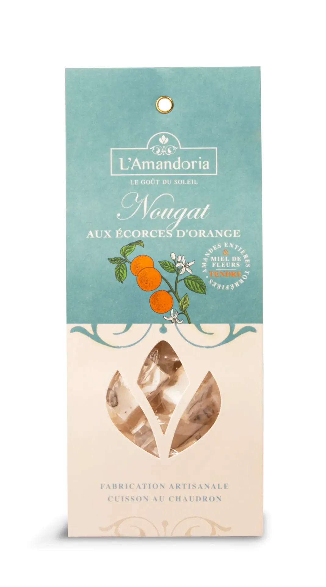 Sachet nougat écorces d'orange 150gx12