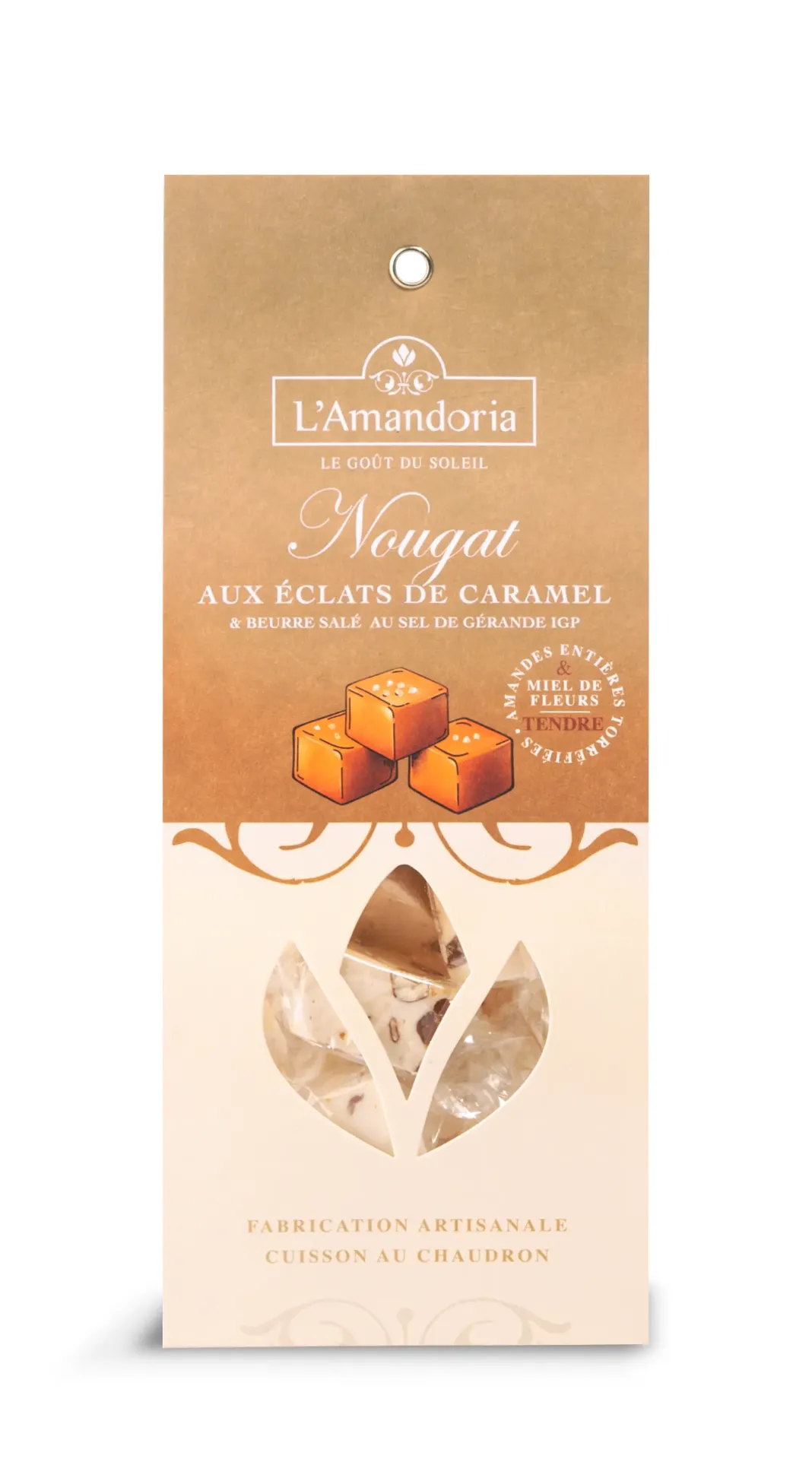 Sachet nougat au caramel 150gx12
